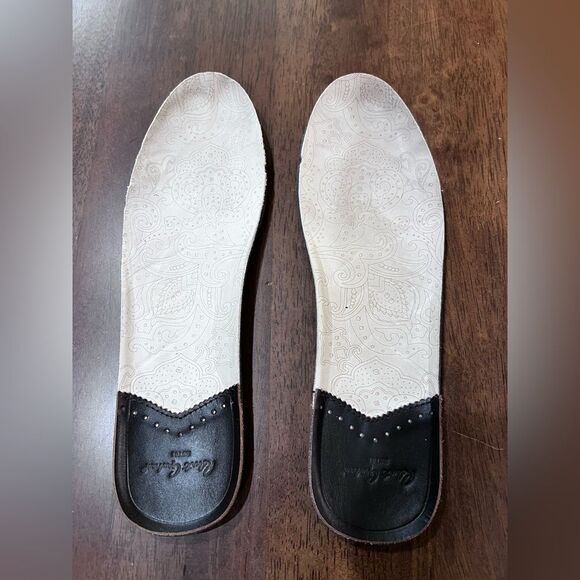 Robert Graham Trixie RG5346L Men’s 10.5 White Tan Black Leather Low Top Sneakers - Picture 9 of 10